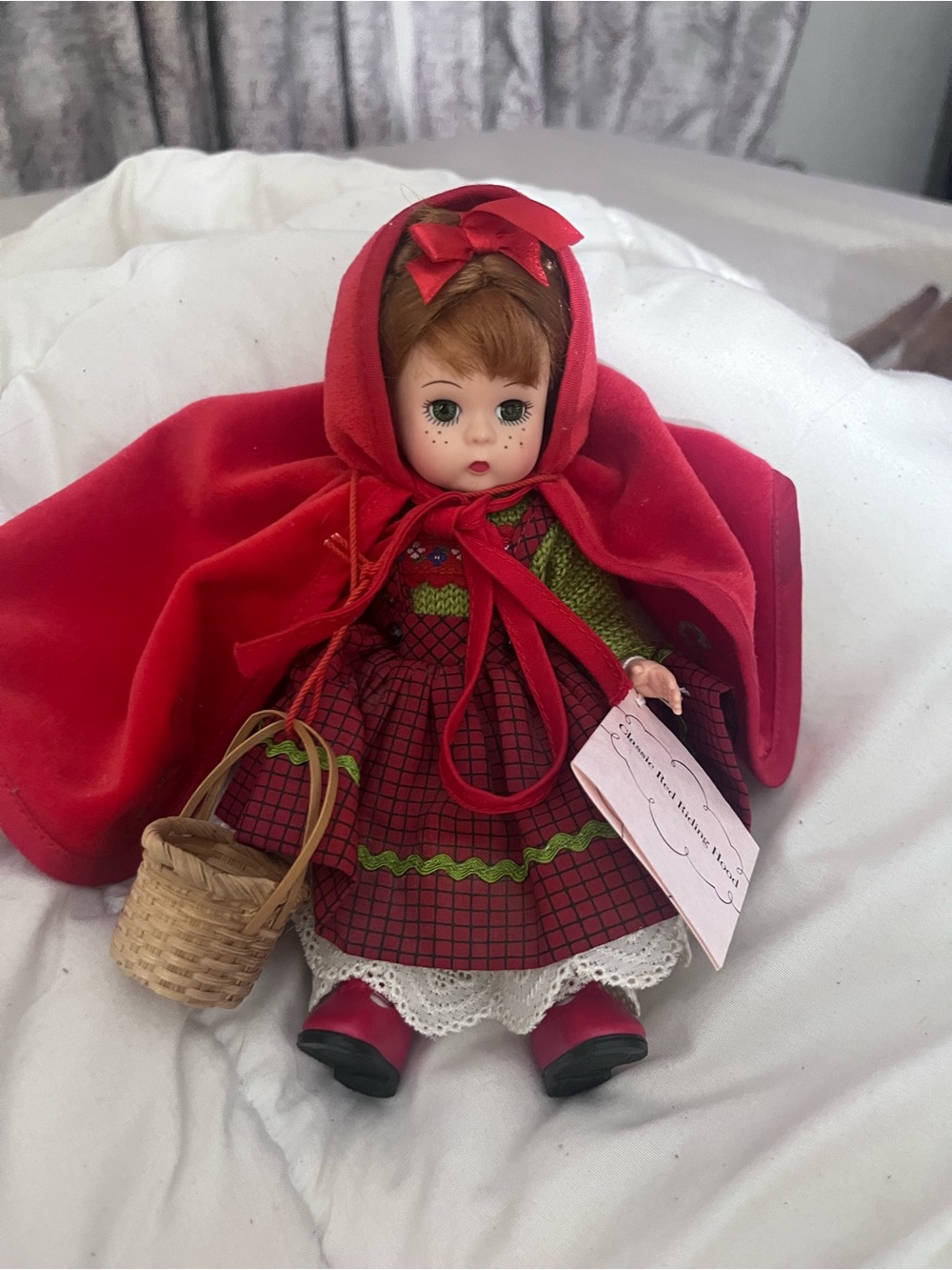 Madame Alexander Red Hooded  Doll with Basket